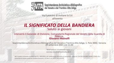 Il significato della Bandiera. Saluto ai giovani