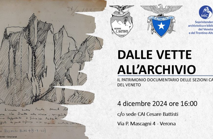 Dalle vette all’archivio. Il patrimonio documentario delle sezioni CAI del Veneto