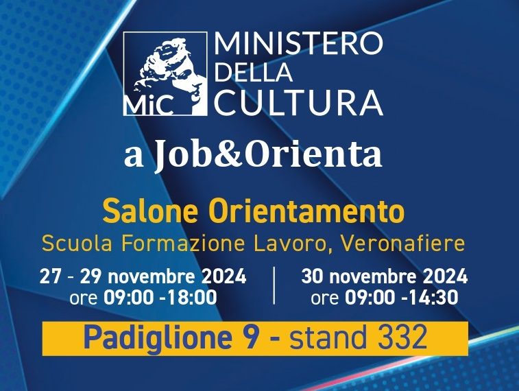 Lavoro, il MiC a JOB&Orienta a Verona